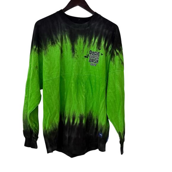 Disney Oogie Boogie Bash 2024 Spirit Jersey Tie Dye Long Sleeve Halloween Size M - Picture 2 of 10